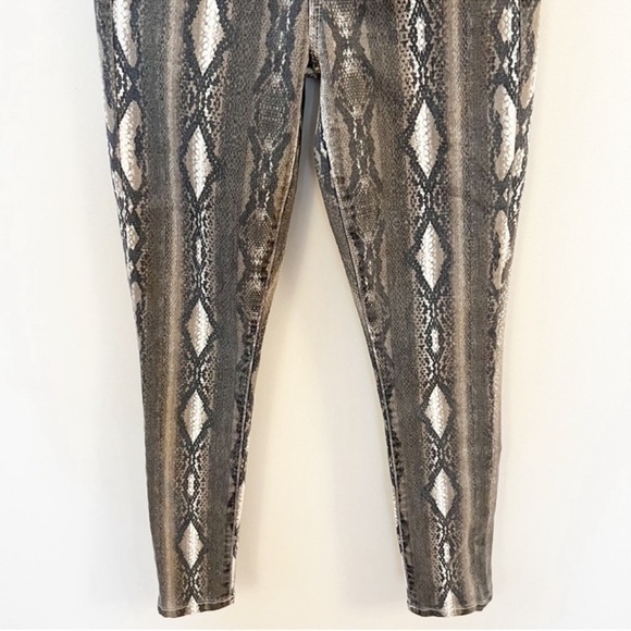 Joe’s Jeans NEW Gray Snakeskin Pattern Jeans Icon Mid Rise Skinny Ankle Size 25 - Picture 6 of 13